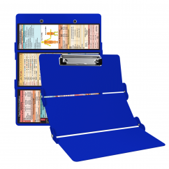 WhiteCoat Clipboard® Trifold - Blue Flight Medic Edition